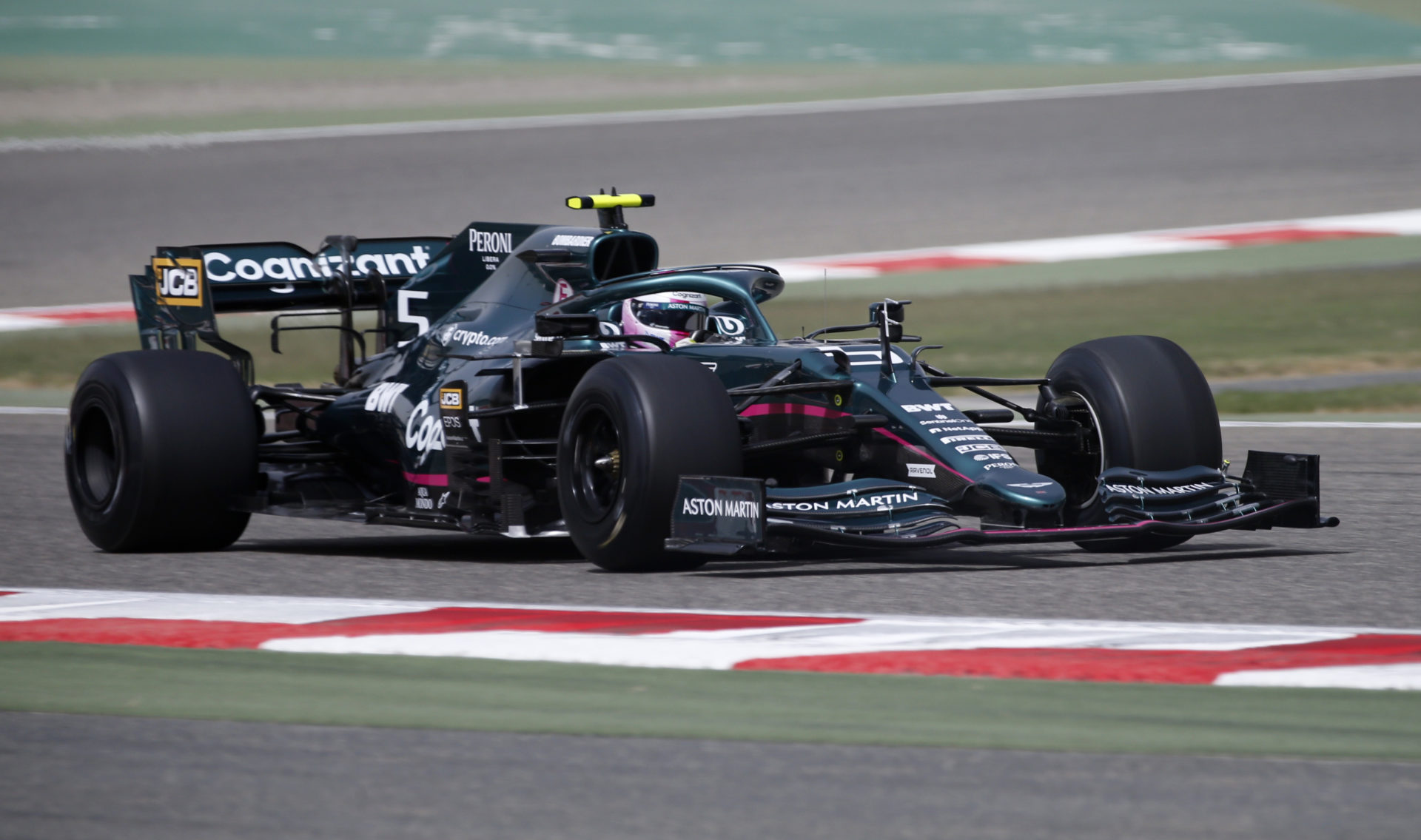 Sebastian Vettel during the pre-season F1 testing
