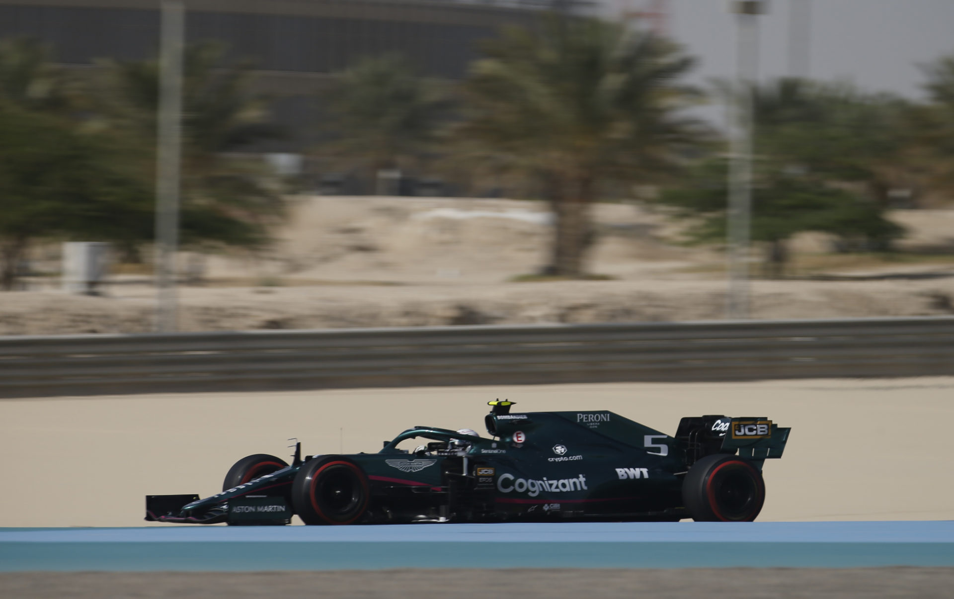 Aston Martin driver Sebastian Vettel