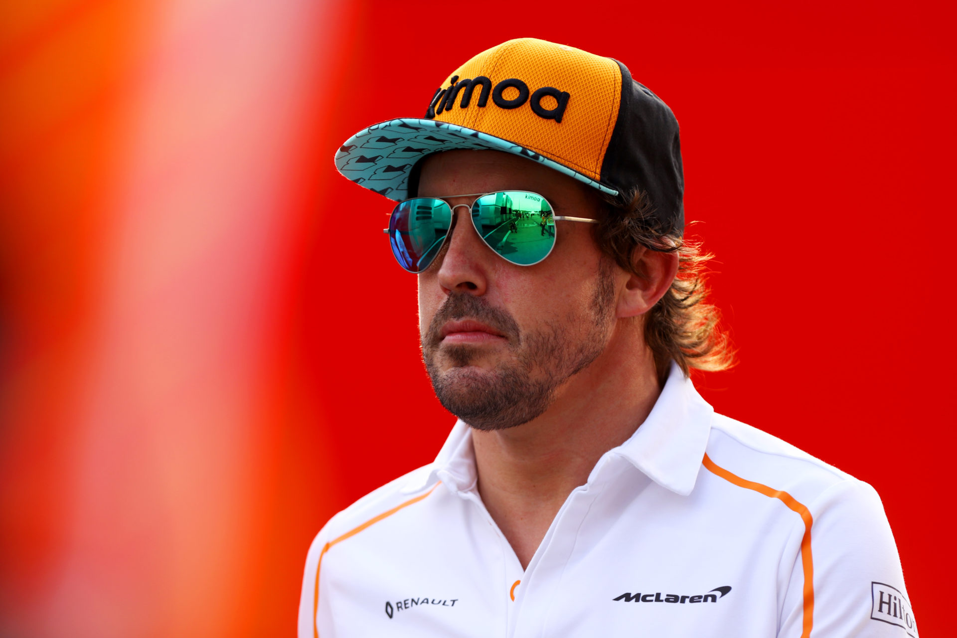 Fernando Alonso prior to the Hungarian GP