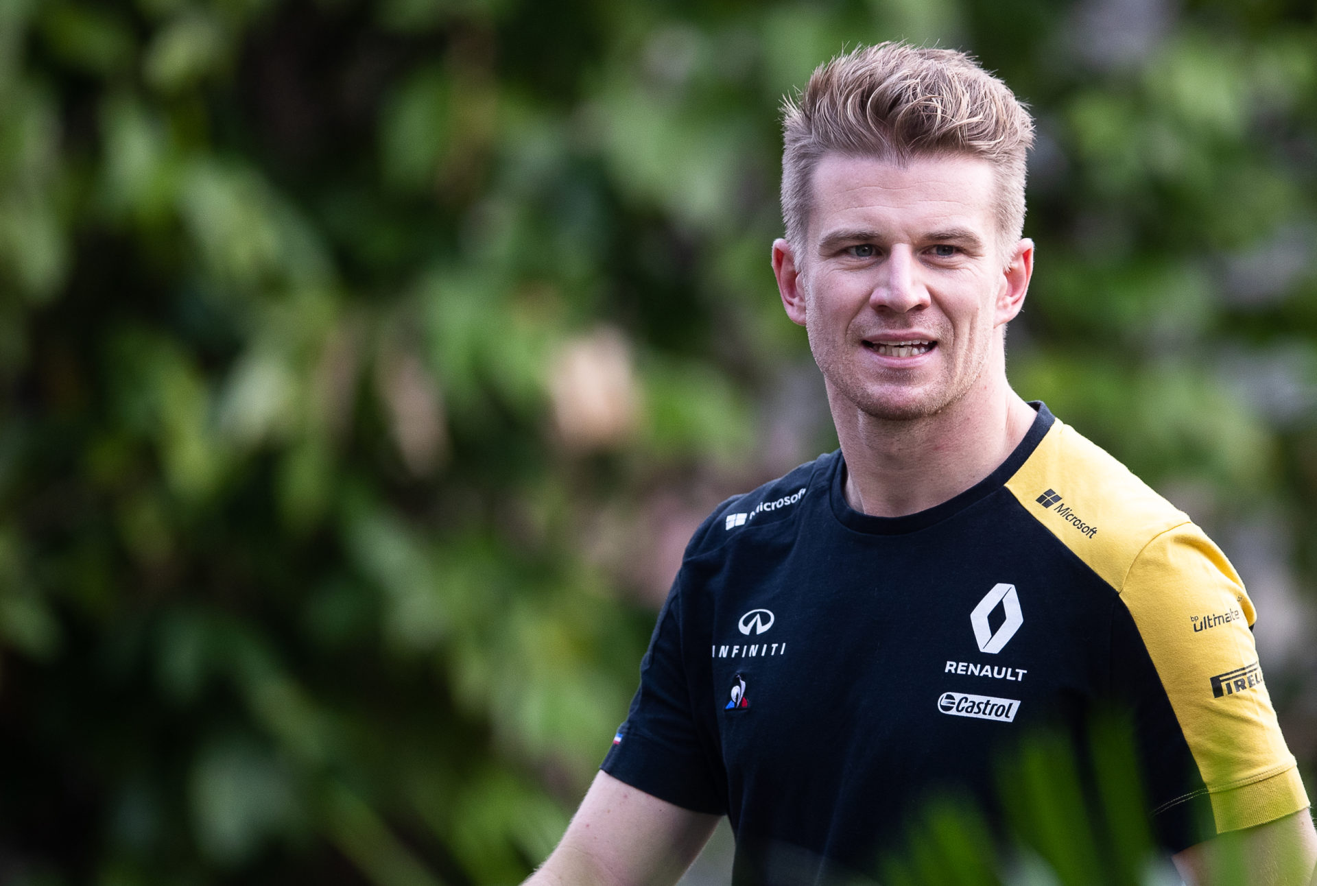 Nico Hulkenberg during previews ahead of the F1 Grand Prix of Singapore at Marina Bay Street Circuit 