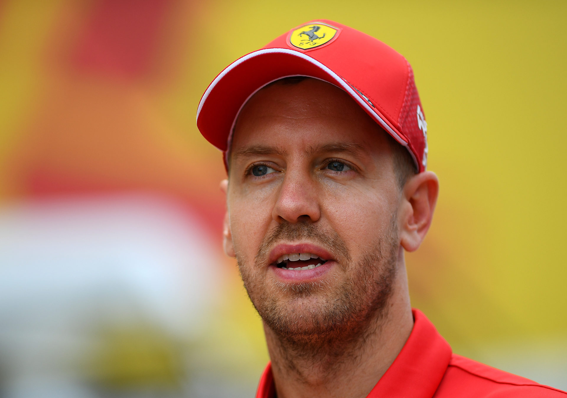 Sebastian Vettel prior to the Japanese Grand Prix race