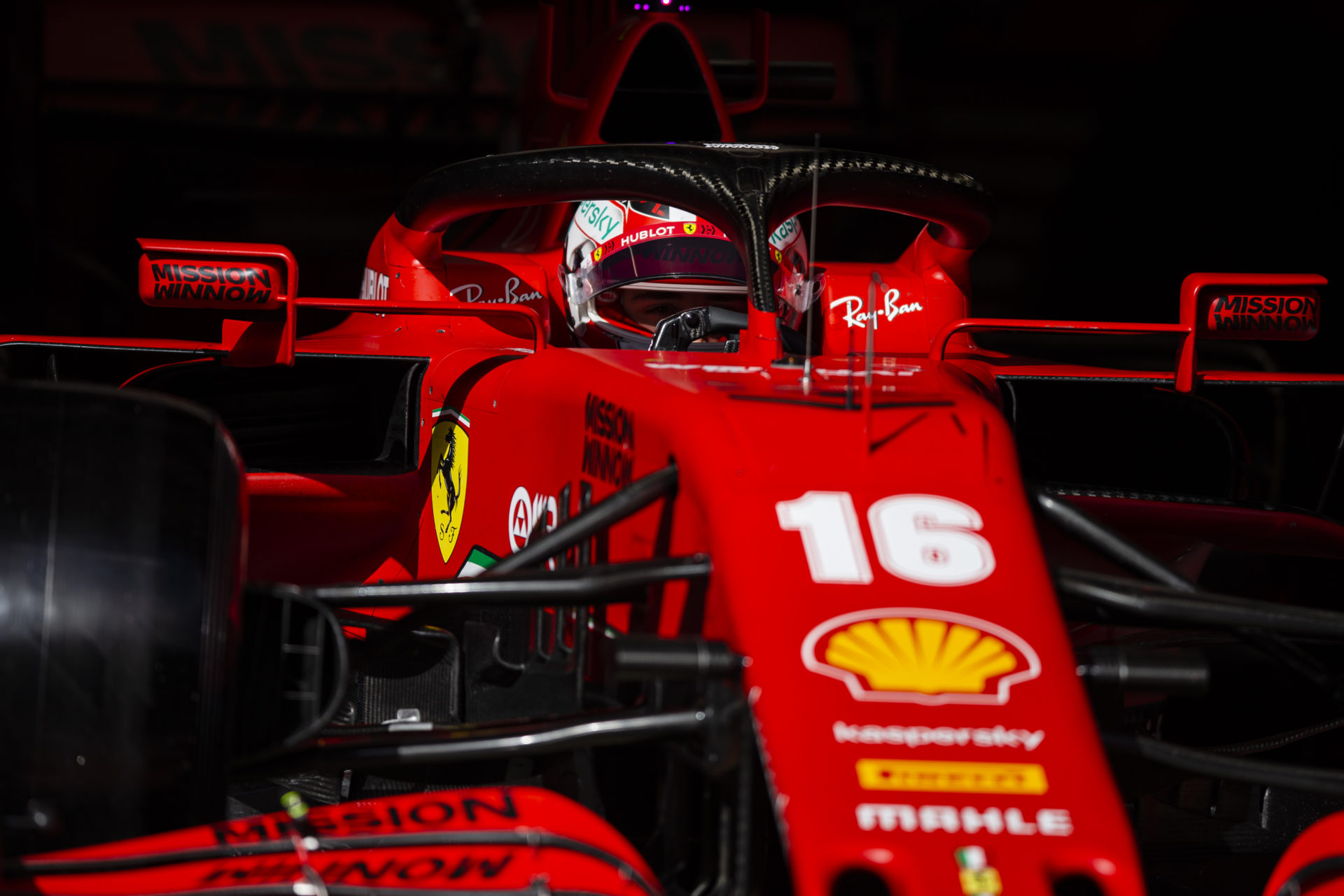 Ferrari driver Charles Leclerc during F1 Pre Testing 2020