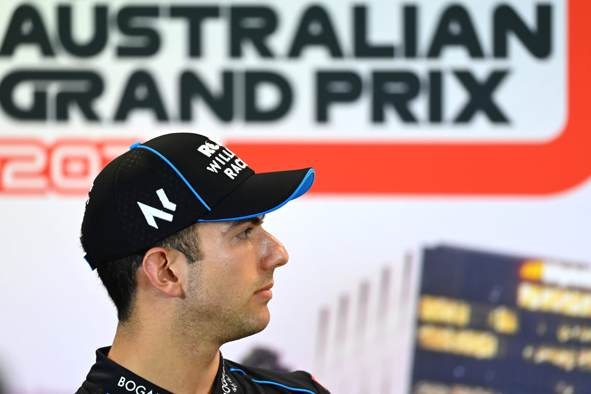 Williams F1 Nichols Latifi during a press conference