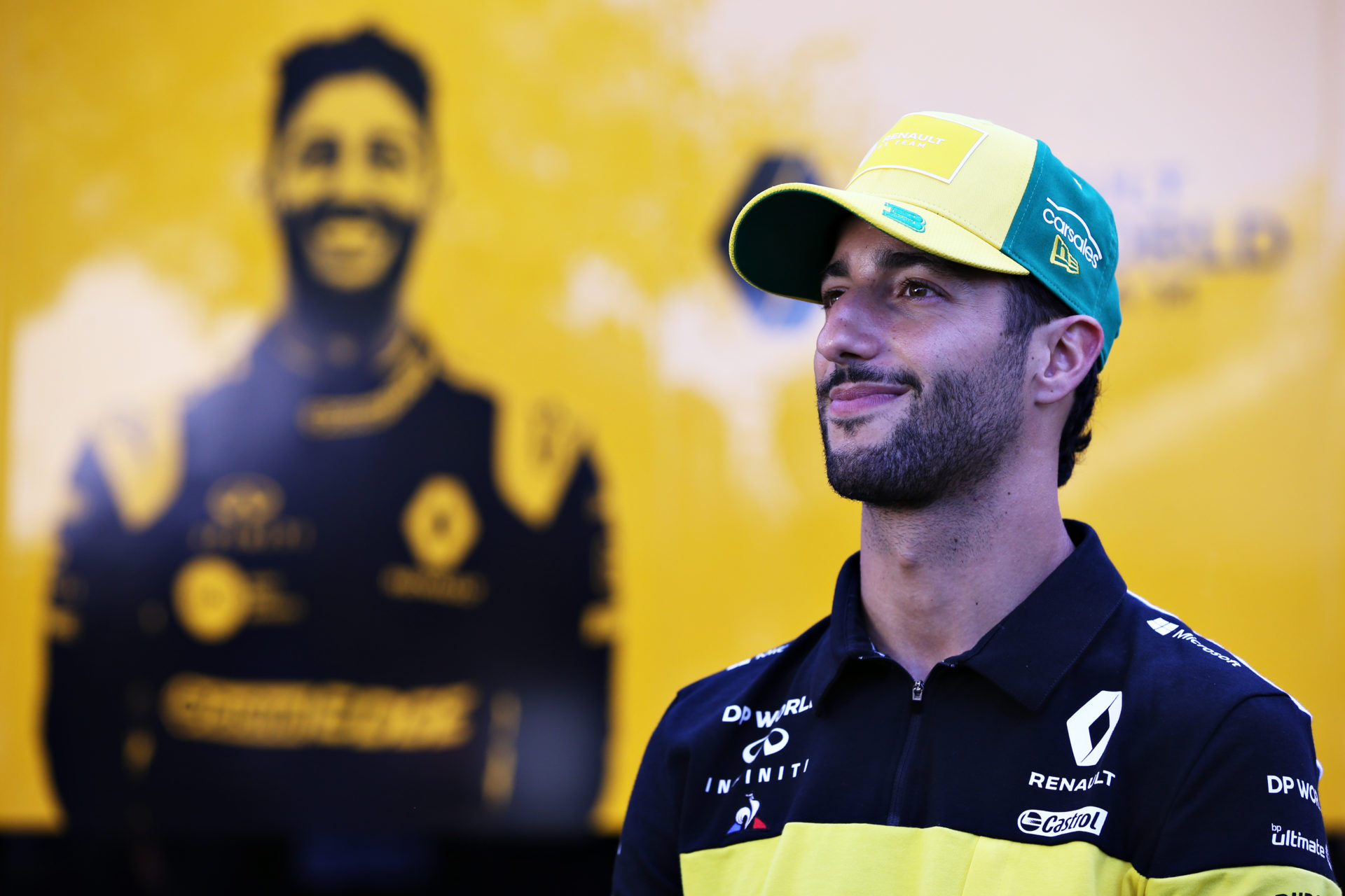 Daniel Ricciardo at the Paddock
