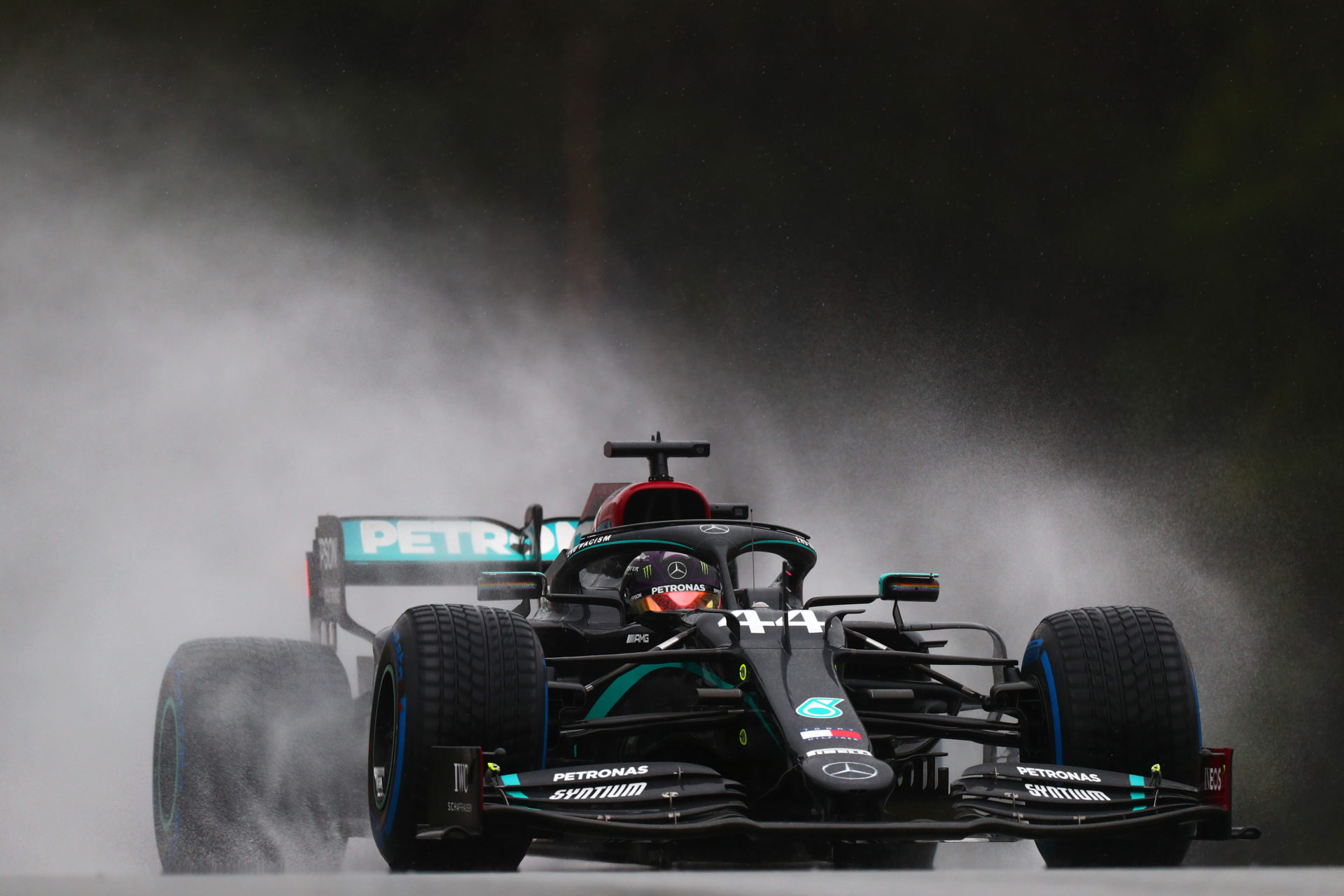 Mercedes' Lewis Hamilton driving the Mercedes car during the Styrian F1 Grand Prix