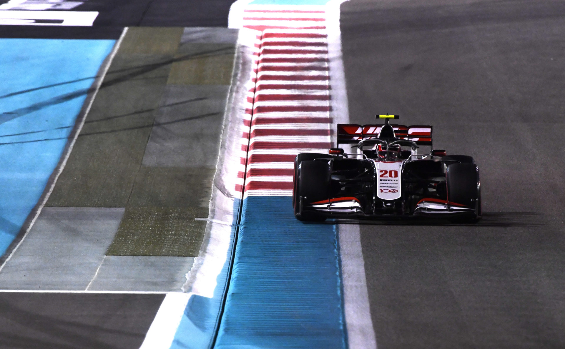 Kevin Magnussen during the 2020 Abu Dhabi GP