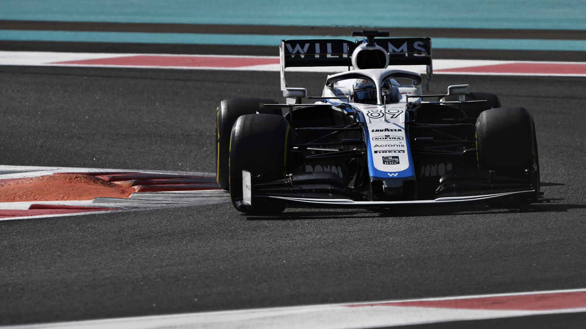 Williams testing during the Abu Dhabi Grand Prix