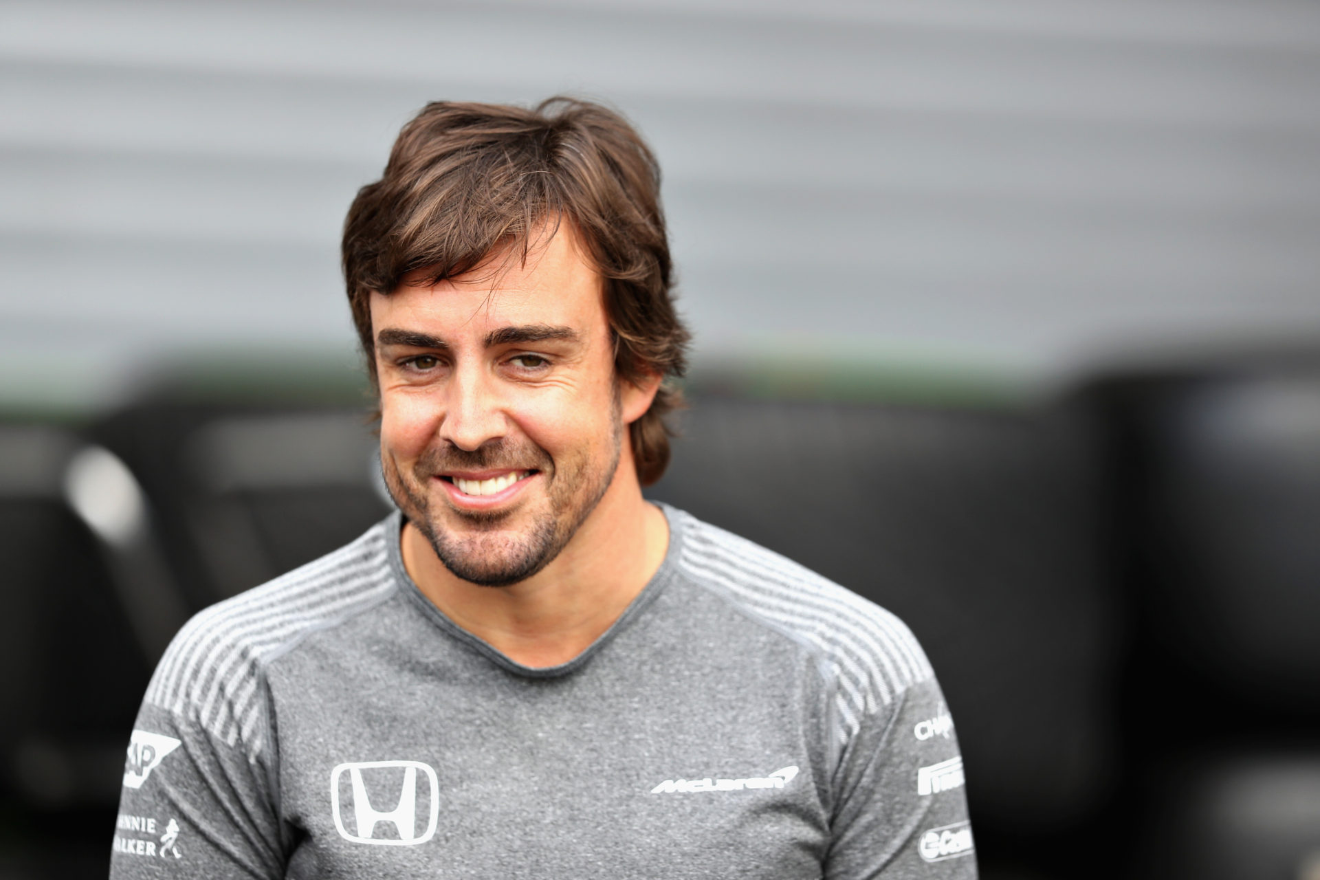 Fernando Alonso ahead of the 2017 Belgian Grand prix