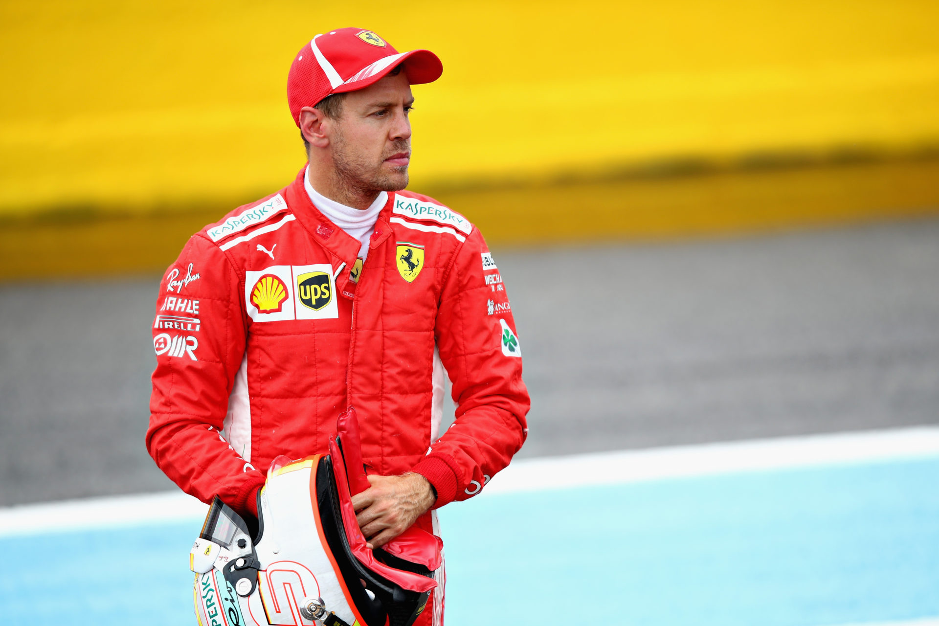 Sebastian Vettel prior to the F1 French Grand Prix