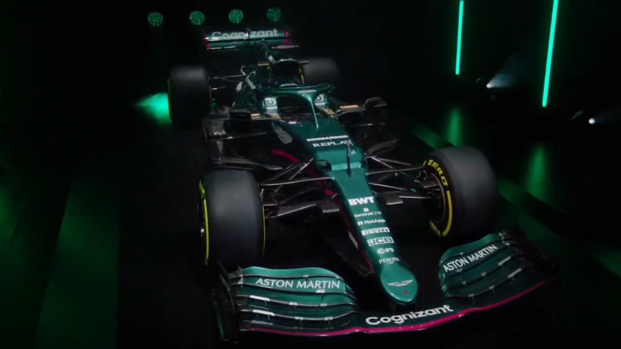 Aston Martin Launch AMR21 F1 Car in Sebastian Vettel’s Presence