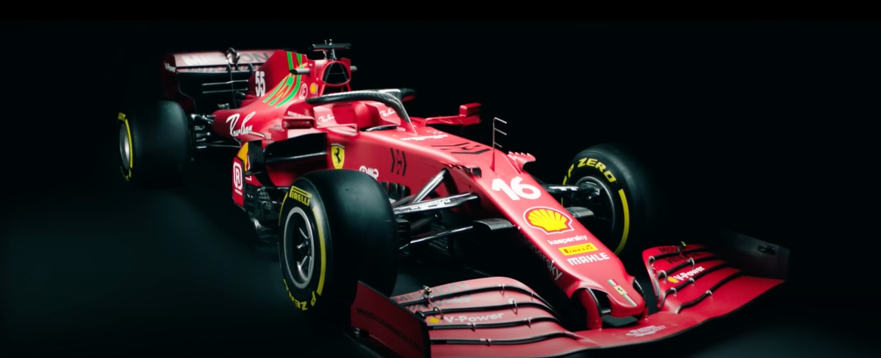 First Look: Ferrari Reveal Gorgeous Burgundy Inspired SF21 at F1 Car Launch