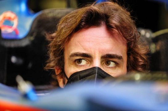 Fernando Alonso (ESP) Alpine F1 Team A521.
11.03.2021. Formula 1 Testing, Sakhir, Bahrain, Media Day.
- www.xpbimages.com, EMail: requests@xpbimages.com &copy; Copyright: Moy / XPB Images