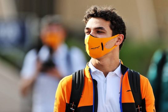 Lando Norris (GBR) McLaren.
12.03.2021. Formula 1 Testing, Sakhir, Bahrain, Day One.
- www.xpbimages.com, EMail: requests@xpbimages.com &copy; Copyright: Moy / XPB Images