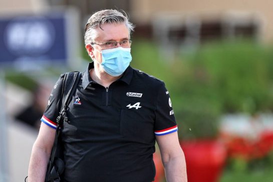 Pat Fry (GBR) Alpine F1 Team Technical Director (Chassis).
12.03.2021. Formula 1 Testing, Sakhir, Bahrain, Day One.
- www.xpbimages.com, EMail: requests@xpbimages.com &copy; Copyright: Moy / XPB Images