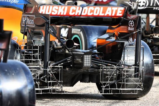 McLaren MCL35M rear wing detail.
12.03.2021. Formula 1 Testing, Sakhir, Bahrain, Day One.
- www.xpbimages.com, EMail: requests@xpbimages.com &copy; Copyright: Moy / XPB Images