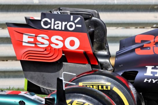 Red Bull Racing RB16B rear wing detail.
12.03.2021. Formula 1 Testing, Sakhir, Bahrain, Day One.
- www.xpbimages.com, EMail: requests@xpbimages.com &copy; Copyright: Moy / XPB Images