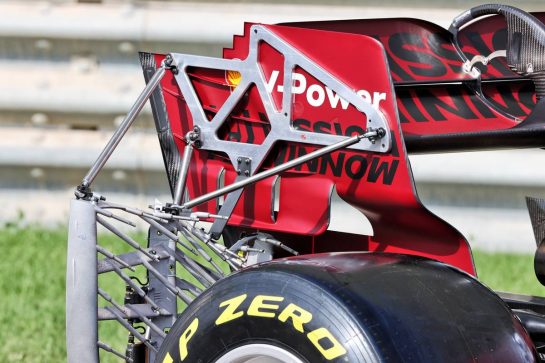 Ferrari SF-21 rear wing detail.
12.03.2021. Formula 1 Testing, Sakhir, Bahrain, Day One.
- www.xpbimages.com, EMail: requests@xpbimages.com &copy; Copyright: Moy / XPB Images