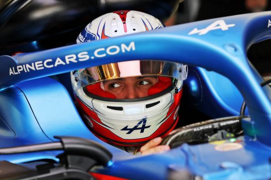 Esteban Ocon (FRA) Alpine F1 Team A521.
12.03.2021. Formula 1 Testing, Sakhir, Bahrain, Day One.
- www.xpbimages.com, EMail: requests@xpbimages.com &copy; Copyright: Moy / XPB Images
