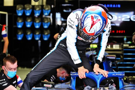 Esteban Ocon (FRA) Alpine F1 Team A521.
12.03.2021. Formula 1 Testing, Sakhir, Bahrain, Day One.
- www.xpbimages.com, EMail: requests@xpbimages.com &copy; Copyright: Moy / XPB Images