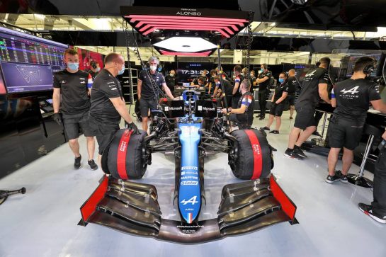 Fernando Alonso (ESP) Alpine F1 Team A521.
13.03.2021. Formula 1 Testing, Sakhir, Bahrain, Day Two.
- www.xpbimages.com, EMail: requests@xpbimages.com &copy; Copyright: Moy / XPB Images