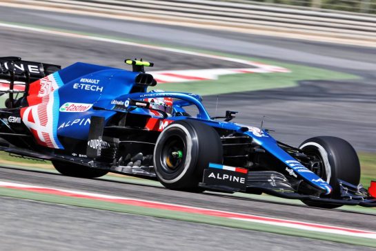 Esteban Ocon (FRA) Alpine F1 Team A521.
14.03.2021. Formula 1 Testing, Sakhir, Bahrain, Day Three.
- www.xpbimages.com, EMail: requests@xpbimages.com &copy; Copyright: Charniaux / XPB Images