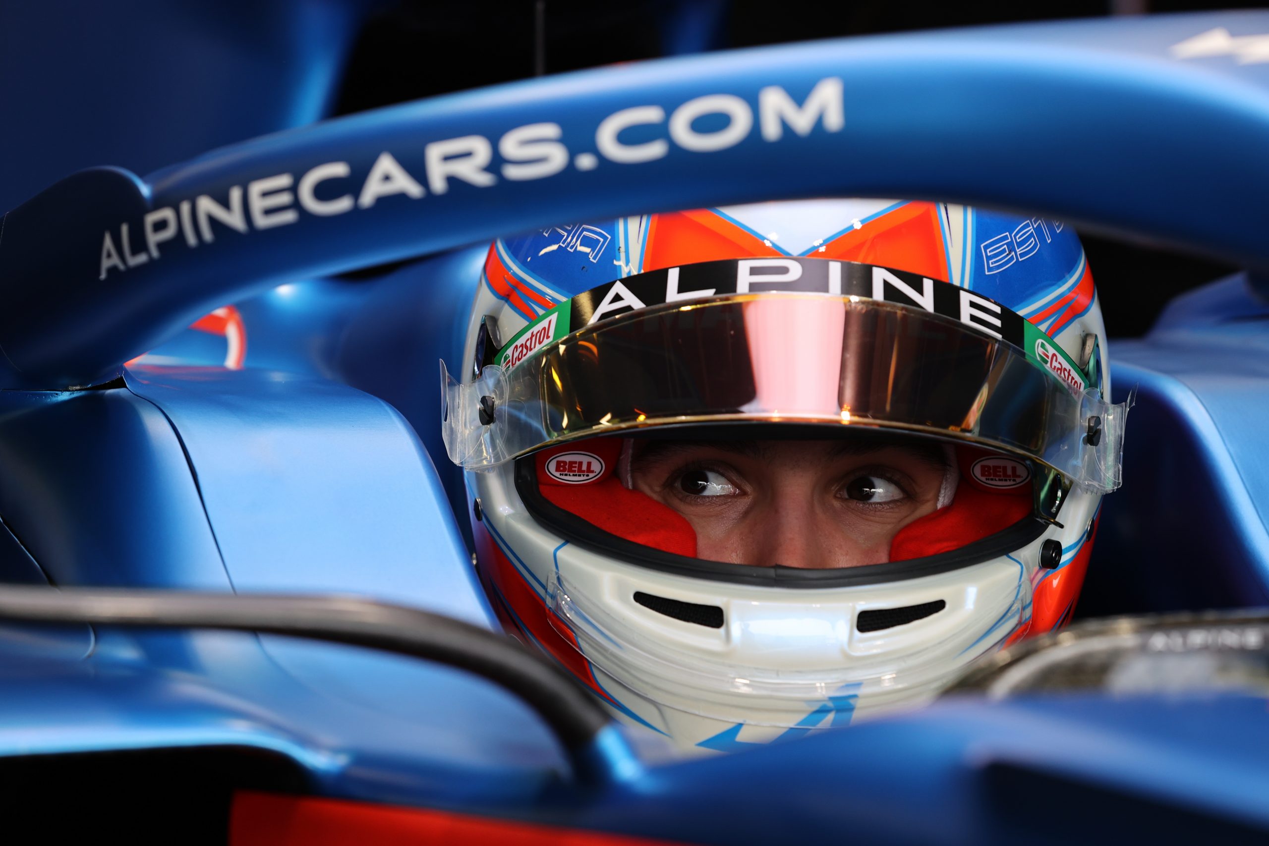 Ocon shakes down Alpine A521 at Silverstone