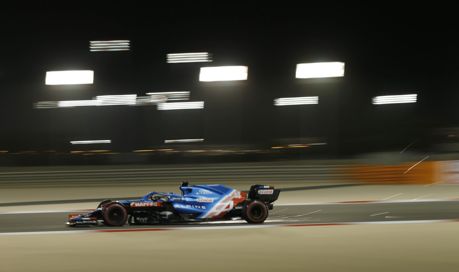 Fernando Alonso during the Bahrain GP practice