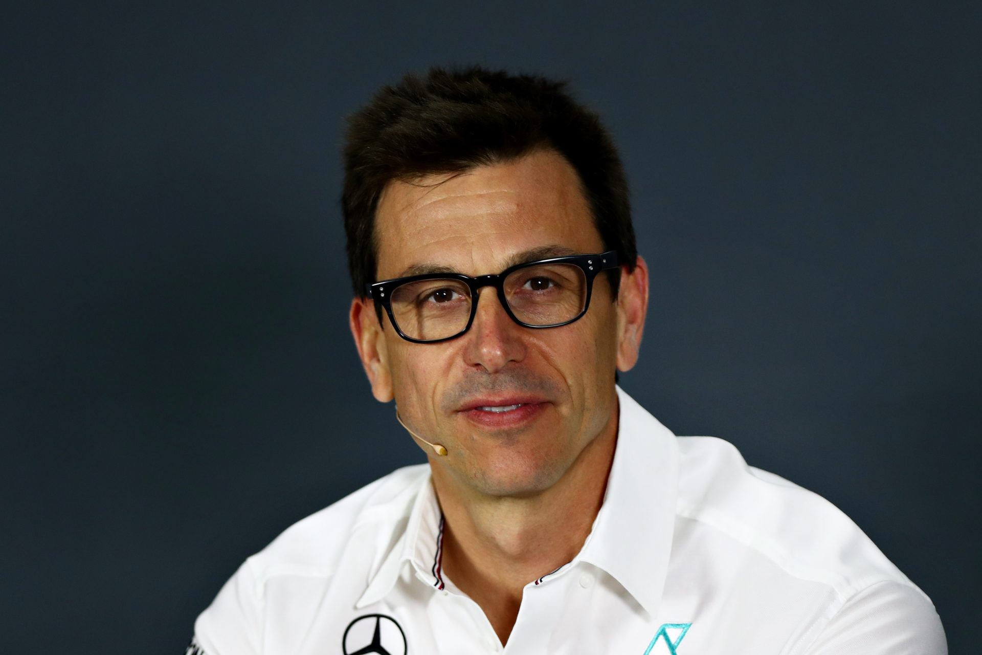 Toto Wolff during a press conference
