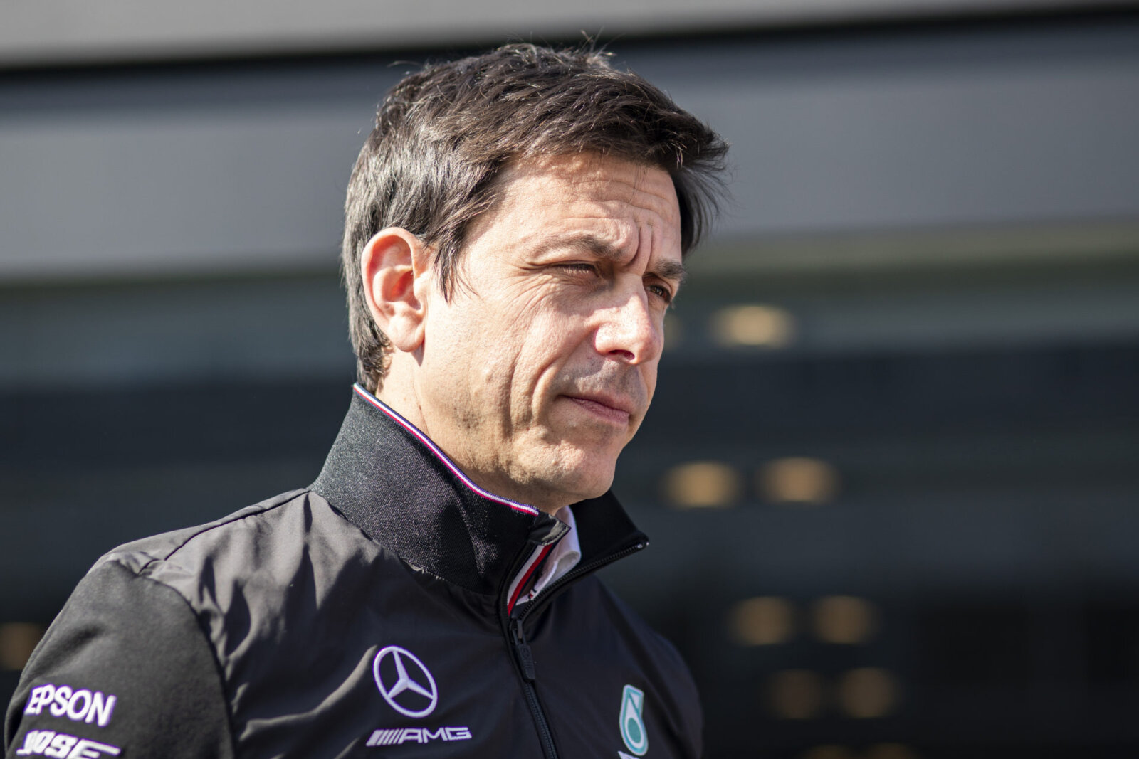 Mercedes boss Toto Wolff during the 2020 F1 winter testing in Barcelona