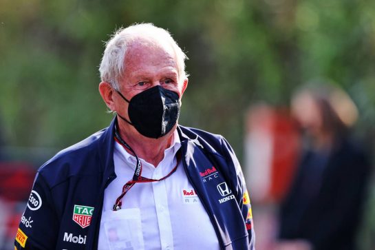 Dr Helmut Marko (AUT) Red Bull Motorsport Consultant.
16.04.2021. Formula 1 World Championship, Rd 2, Emilia Romagna Grand Prix, Imola, Italy, Practice Day.
- www.xpbimages.com, EMail: requests@xpbimages.com © Copyright: Moy / XPB Images