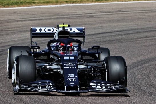 Pierre Gasly (FRA) AlphaTauri AT02.
16.04.2021. Formula 1 World Championship, Rd 2, Emilia Romagna Grand Prix, Imola, Italy, Practice Day.
- www.xpbimages.com, EMail: requests@xpbimages.com © Copyright: Batchelor / XPB Images