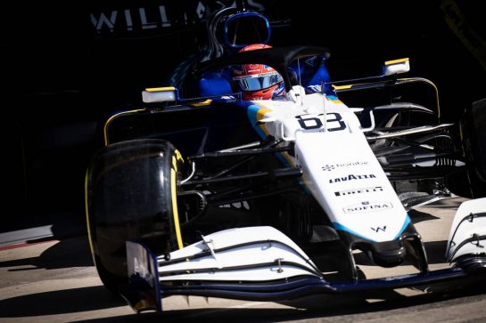 George Russell (GBR) Williams Racing FW43B.
16.04.2021. Formula 1 World Championship, Rd 2, Emilia Romagna Grand Prix, Imola, Italy, Practice Day.
- www.xpbimages.com, EMail: requests@xpbimages.com © Copyright: Bearne / XPB Images