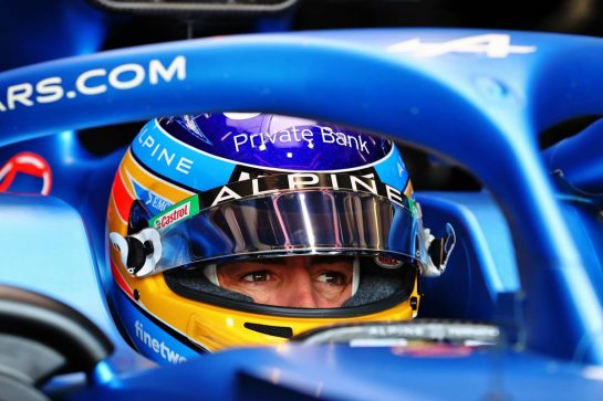 Fernando Alonso (ESP) Alpine F1 Team A521.
16.04.2021. Formula 1 World Championship, Rd 2, Emilia Romagna Grand Prix, Imola, Italy, Practice Day.
- www.xpbimages.com, EMail: requests@xpbimages.com © Copyright: Moy / XPB Images