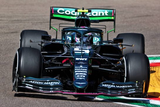 Sebastian Vettel (GER) Aston Martin F1 Team AMR21.
16.04.2021. Formula 1 World Championship, Rd 2, Emilia Romagna Grand Prix, Imola, Italy, Practice Day.
- www.xpbimages.com, EMail: requests@xpbimages.com © Copyright: Charniaux / XPB Images