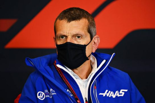 Guenther Steiner (ITA) Haas F1 Team Prinicipal in the FIA Press Conference.
16.04.2021. Formula 1 World Championship, Rd 2, Emilia Romagna Grand Prix, Imola, Italy, Practice Day.
- www.xpbimages.com, EMail: requests@xpbimages.com © Copyright: FIA Pool Image for Editorial Use Only