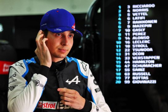 Esteban Ocon (FRA) Alpine F1 Team.
17.04.2021. Formula 1 World Championship, Rd 2, Emilia Romagna Grand Prix, Imola, Italy, Qualifying Day.
- www.xpbimages.com, EMail: requests@xpbimages.com © Copyright: Moy / XPB Images