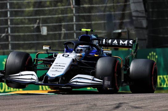 Nicholas Latifi (CDN) Williams Racing FW43B.
17.04.2021. Formula 1 World Championship, Rd 2, Emilia Romagna Grand Prix, Imola, Italy, Qualifying Day.
- www.xpbimages.com, EMail: requests@xpbimages.com © Copyright: Batchelor / XPB Images