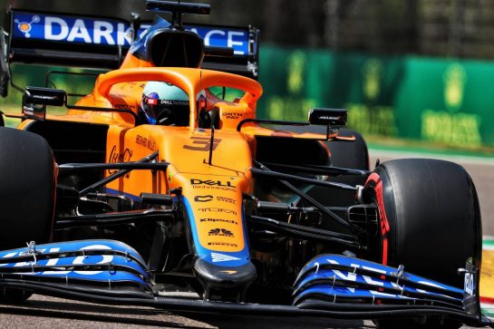 Daniel Ricciardo (AUS) McLaren MCL35M.
17.04.2021. Formula 1 World Championship, Rd 2, Emilia Romagna Grand Prix, Imola, Italy, Qualifying Day.
- www.xpbimages.com, EMail: requests@xpbimages.com © Copyright: Batchelor / XPB Images