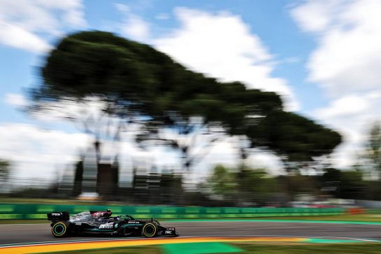 Valtteri Bottas (FIN) Mercedes AMG F1 W12.
17.04.2021. Formula 1 World Championship, Rd 2, Emilia Romagna Grand Prix, Imola, Italy, Qualifying Day.
- www.xpbimages.com, EMail: requests@xpbimages.com © Copyright: Batchelor / XPB Images