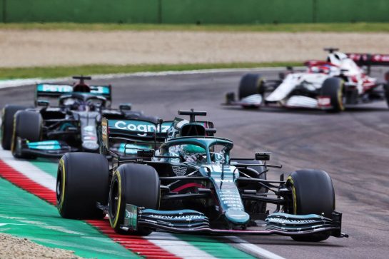 Lance Stroll (CDN) Aston Martin F1 Team AMR21.
18.04.2021. Formula 1 World Championship, Rd 2, Emilia Romagna Grand Prix, Imola, Italy, Race Day.
- www.xpbimages.com, EMail: requests@xpbimages.com &copy; Copyright: Charniaux / XPB Images