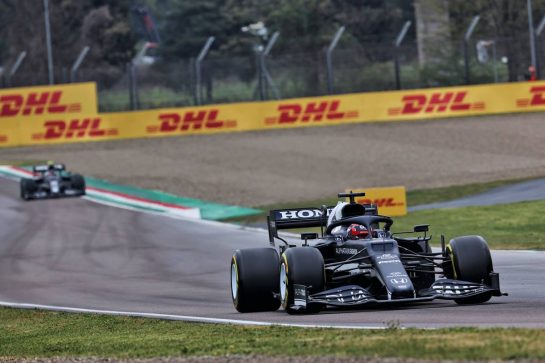 Yuki Tsunoda (JPN) AlphaTauri AT02.
18.04.2021. Formula 1 World Championship, Rd 2, Emilia Romagna Grand Prix, Imola, Italy, Race Day.
- www.xpbimages.com, EMail: requests@xpbimages.com &copy; Copyright: Batchelor / XPB Images