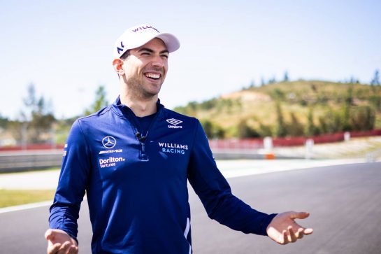Nicholas Latifi (CDN) Williams Racing.
29.04.2021. Formula 1 World Championship, Rd 3, Portuguese Grand Prix, Portimao, Portugal, Preparation Day.
- www.xpbimages.com, EMail: requests@xpbimages.com © Copyright: Bearne / XPB Images