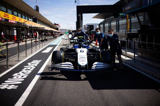 Williams Racing FW43B.
29.04.2021. Formula 1 World Championship, Rd 3, Portuguese Grand Prix, Portimao, Portugal, Preparation Day.
- www.xpbimages.com, EMail: requests@xpbimages.com © Copyright: Bearne / XPB Images