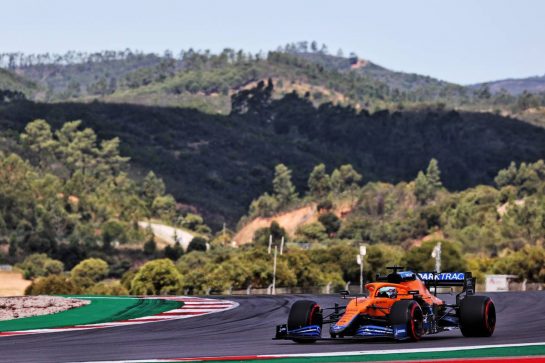 Daniel Ricciardo (AUS) McLaren MCL35M.
30.04.2021. Formula 1 World Championship, Rd 3, Portuguese Grand Prix, Portimao, Portugal, Practice Day.
- www.xpbimages.com, EMail: requests@xpbimages.com © Copyright: Batchelor / XPB Images