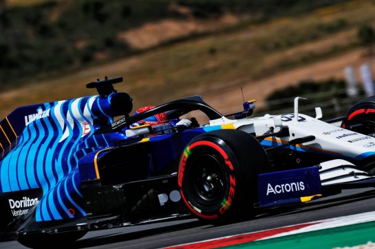 George Russell (GBR) Williams Racing FW43B.
01.05.2021. Formula 1 World Championship, Rd 3, Portuguese Grand Prix, Portimao, Portugal, Qualifying Day.
 - www.xpbimages.com, EMail: requests@xpbimages.com &copy; Copyright: Staley / XPB Images