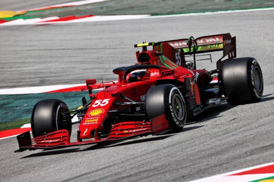 Carlos Sainz Jr (ESP) Ferrari SF-21.
07.05.2021 Formula 1 World Championship, Rd 4, Spanish Grand Prix, Barcelona, Spain, Practice Day.
- www.xpbimages.com, EMail: requests@xpbimages.com &copy; Copyright: Moy / XPB Images