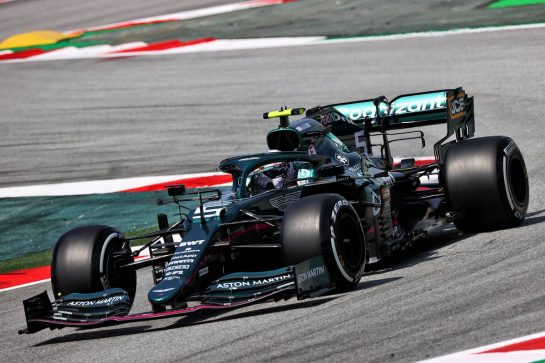 Sebastian Vettel (GER) Aston Martin F1 Team AMR21.
07.05.2021 Formula 1 World Championship, Rd 4, Spanish Grand Prix, Barcelona, Spain, Practice Day.
- www.xpbimages.com, EMail: requests@xpbimages.com &copy; Copyright: Moy / XPB Images
