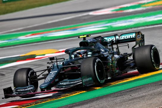Sebastian Vettel (GER) Aston Martin F1 Team AMR21.
07.05.2021 Formula 1 World Championship, Rd 4, Spanish Grand Prix, Barcelona, Spain, Practice Day.
- www.xpbimages.com, EMail: requests@xpbimages.com &copy; Copyright: Moy / XPB Images
