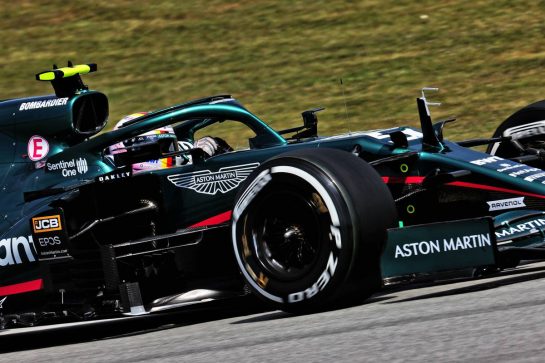 Sebastian Vettel (GER) Aston Martin F1 Team AMR21.
07.05.2021 Formula 1 World Championship, Rd 4, Spanish Grand Prix, Barcelona, Spain, Practice Day.
- www.xpbimages.com, EMail: requests@xpbimages.com &copy; Copyright: Batchelor / XPB Images