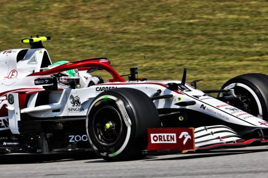 Antonio Giovinazzi (ITA) Alfa Romeo Racing C41.
07.05.2021 Formula 1 World Championship, Rd 4, Spanish Grand Prix, Barcelona, Spain, Practice Day.
- www.xpbimages.com, EMail: requests@xpbimages.com &copy; Copyright: Batchelor / XPB Images
